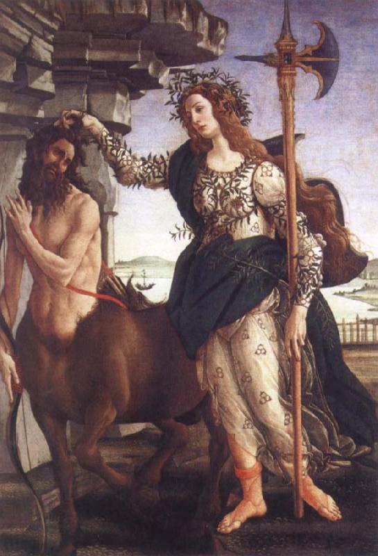 Sandro Botticelli Pallas and the Centaure oil painting picture